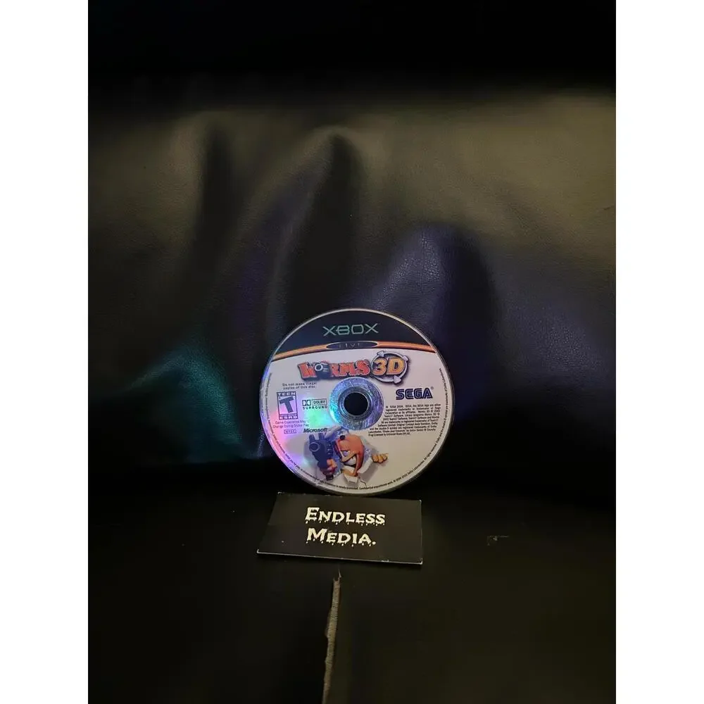 Worms 3D Microsoft Xbox Loose Video Game
